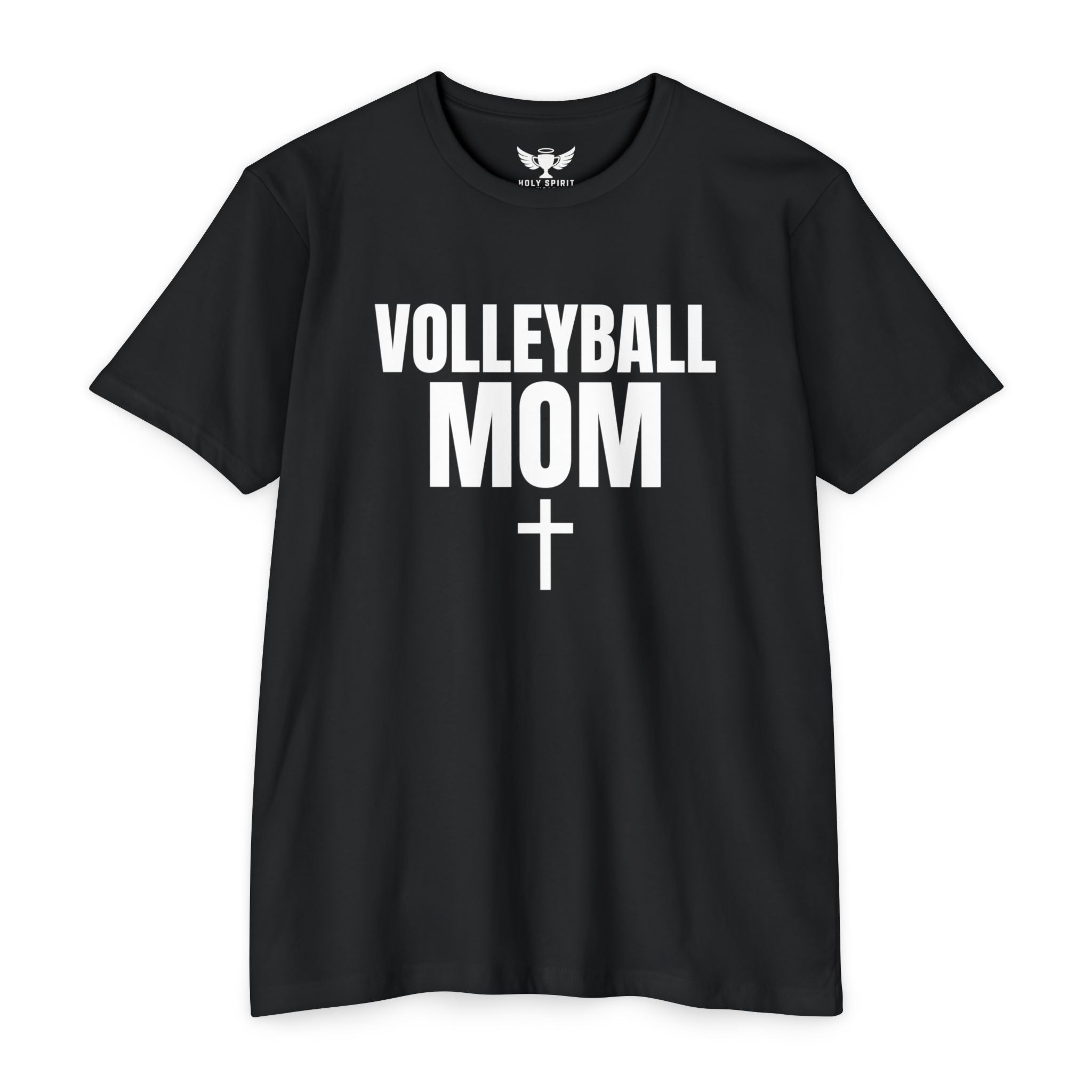 Volleyball Mom T‑Shirt — Custom Name & Number Sports Tee