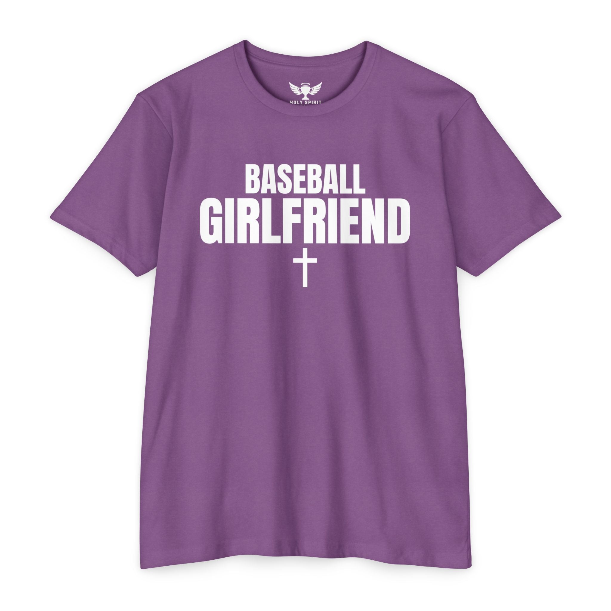 Baseball Girlfriend T-Shirt — Personalized Back Name & Number Tee