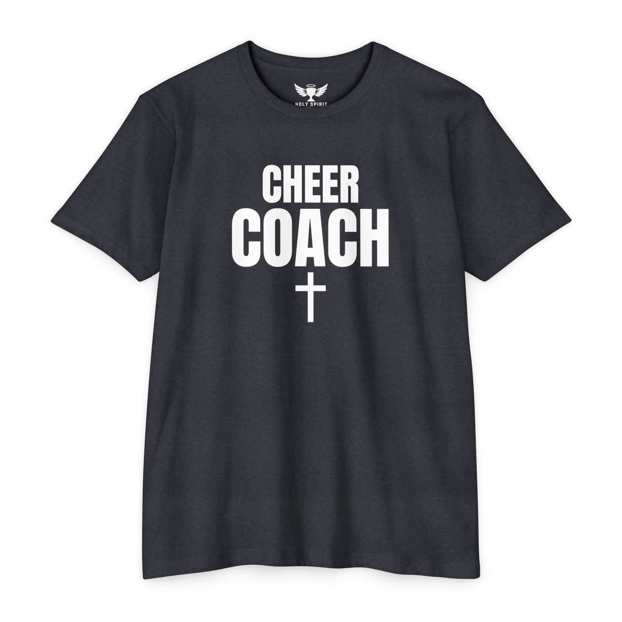 Cheer Coach T-Shirt — Personalized Back Number & Name