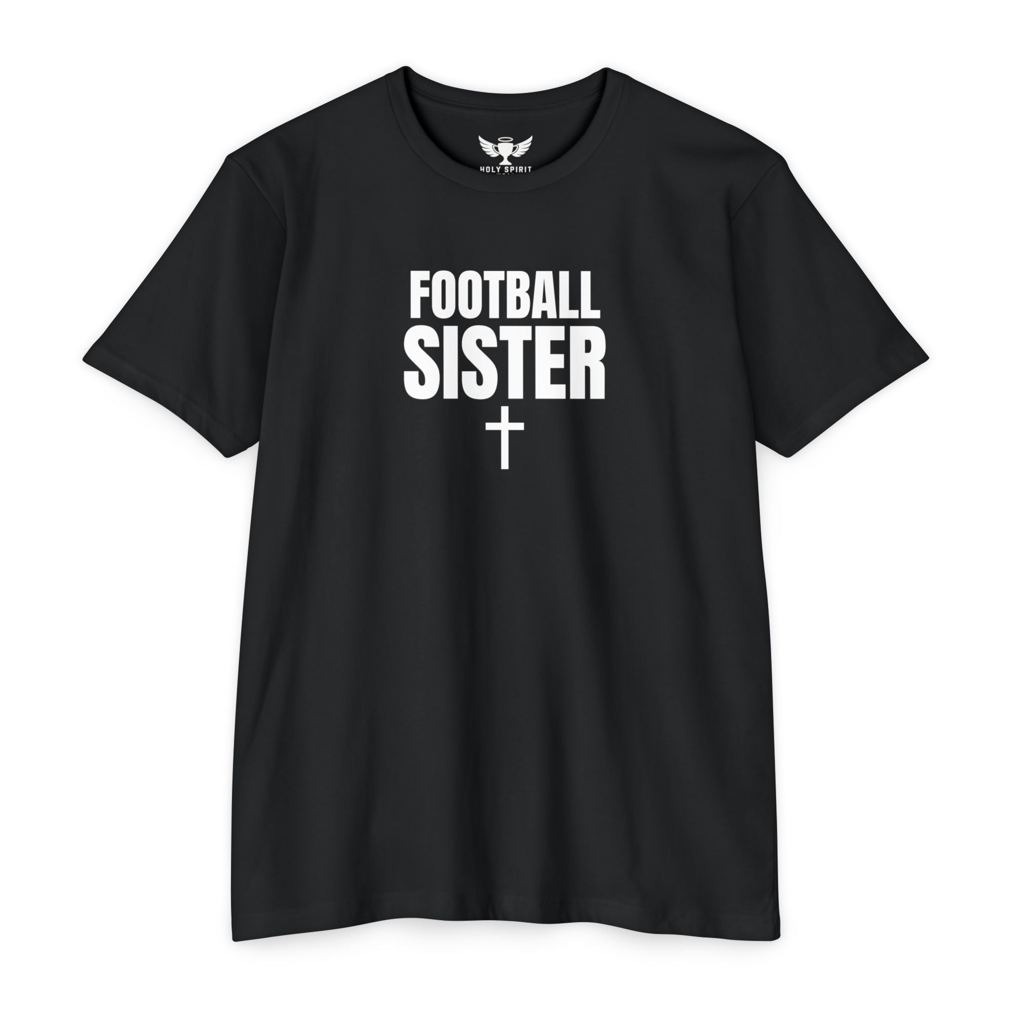 Football Sister T-Shirt — Customizable Back Name & Number