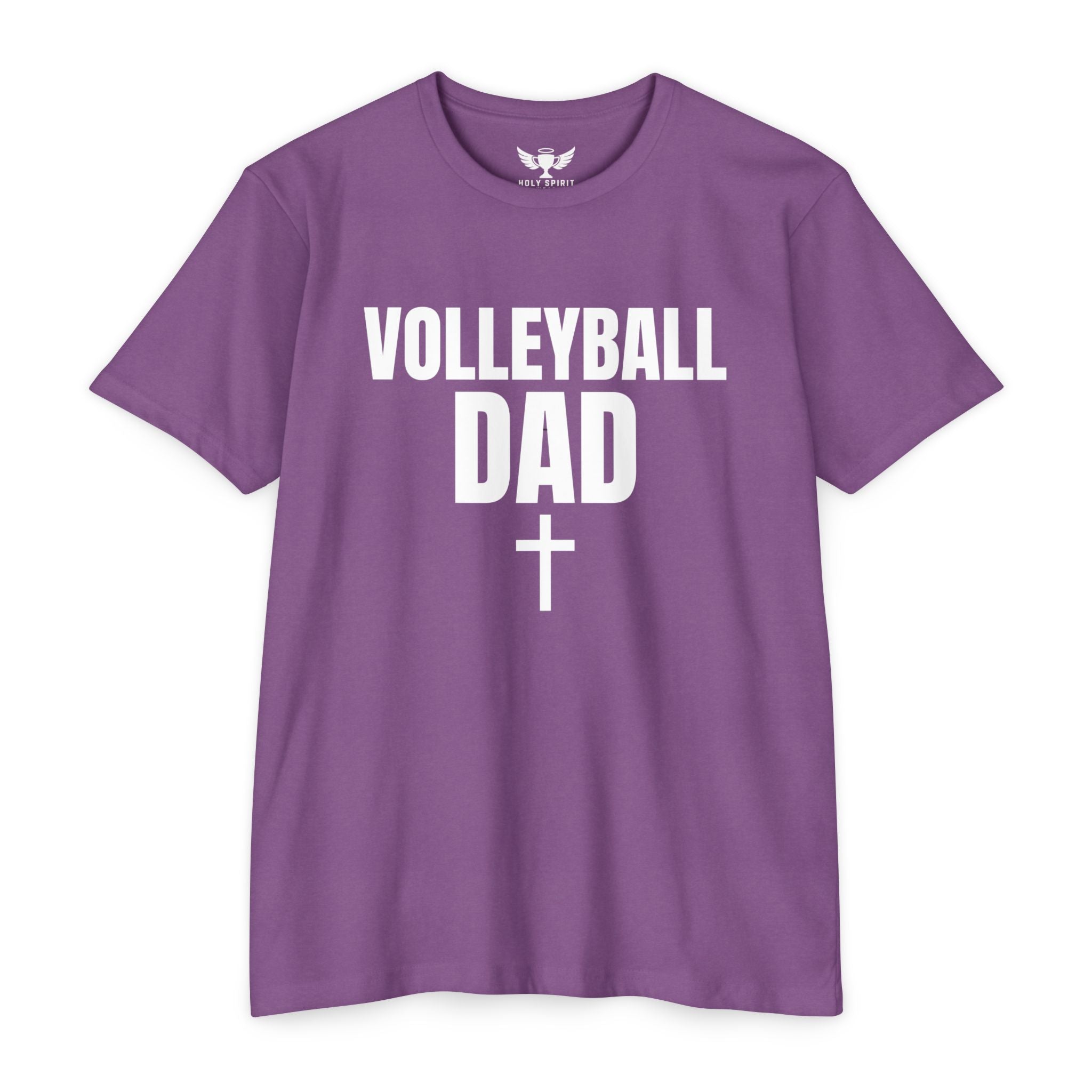 Volleyball Dad T-Shirt — Custom Name & Number Sports Tee
