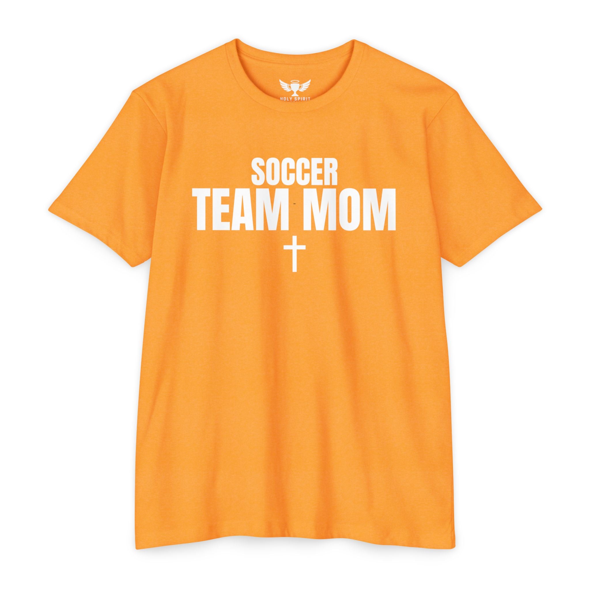 Soccer Team Mom T‑Shirt — Custom Name & Number Sports Tee
