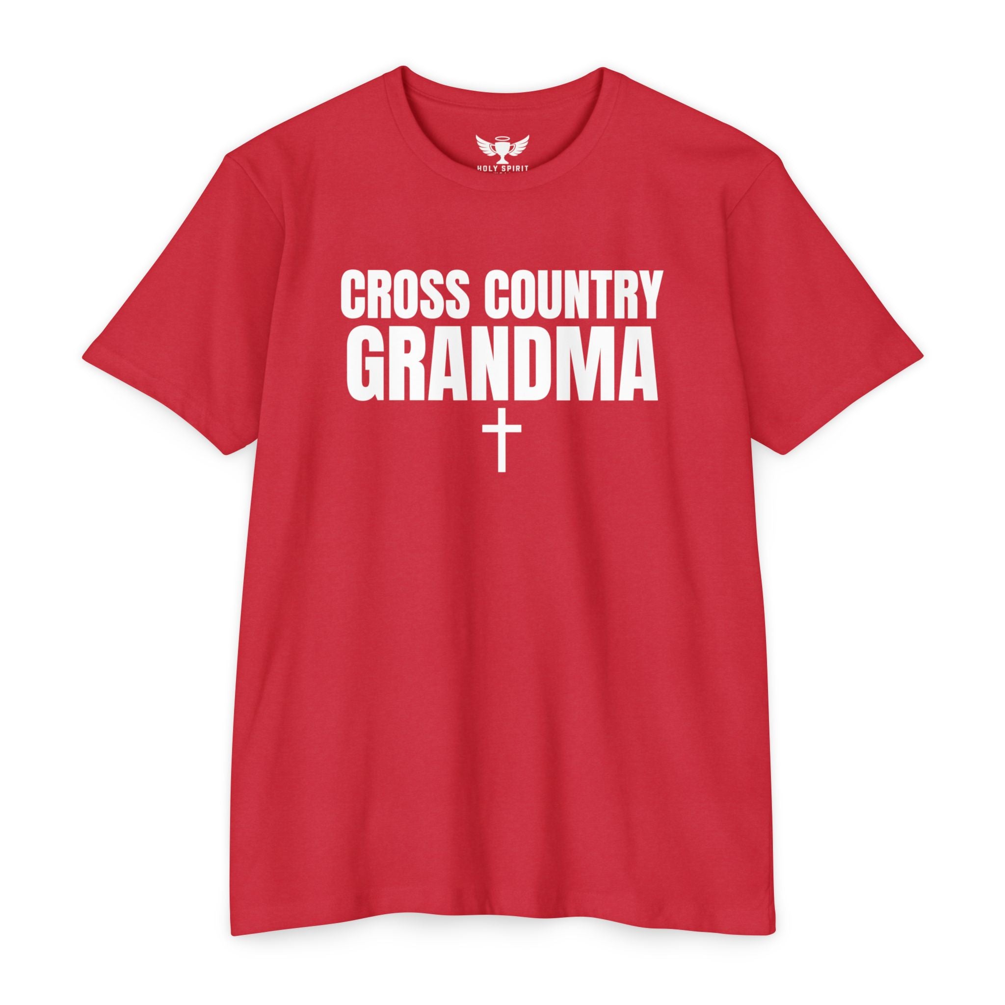 Cross Country Grandma T-Shirt — Personalized Back Number & Name
