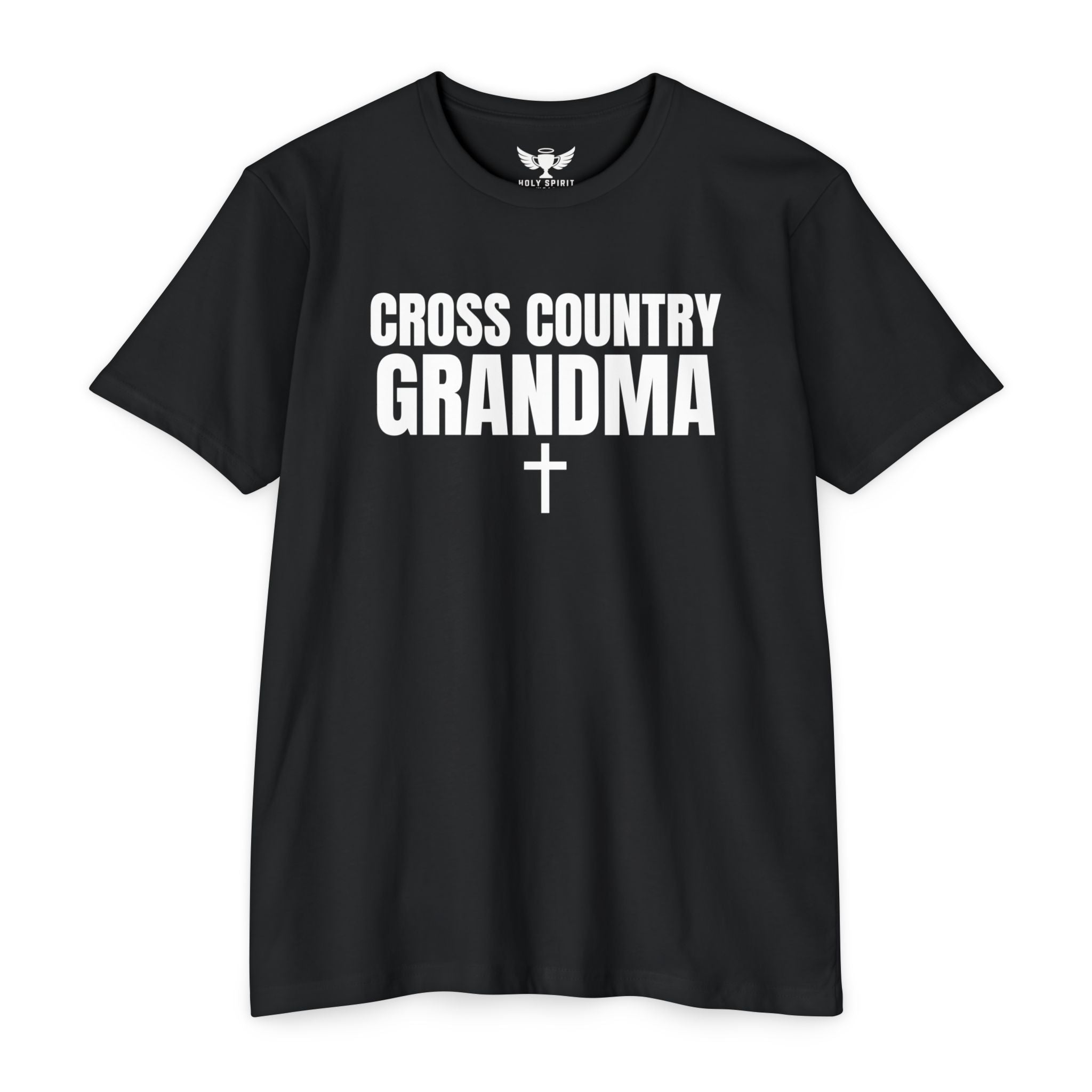 Cross Country Grandma T-Shirt — Personalized Back Number & Name