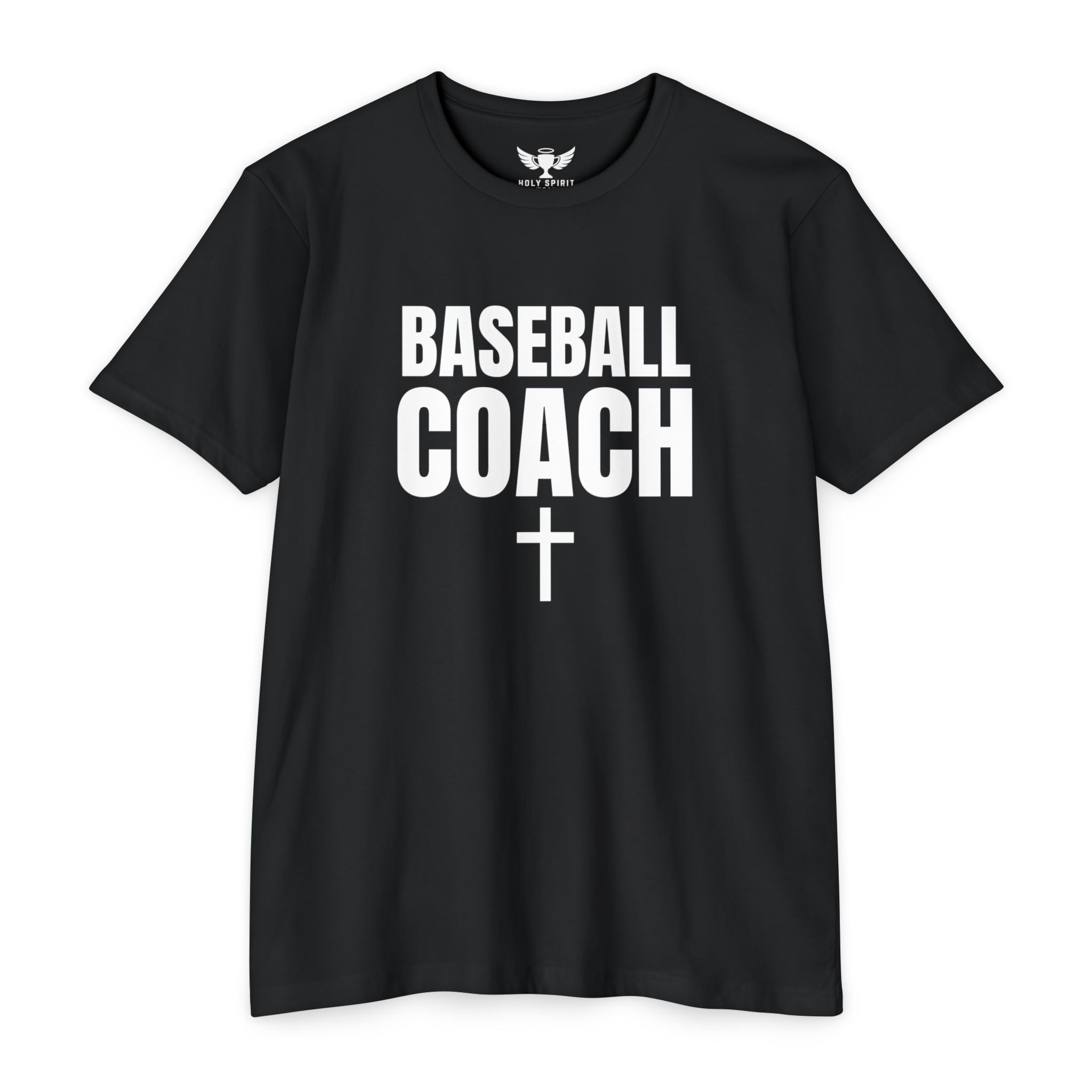 Baseball Coach T-Shirt — Custom Back Name & Number
