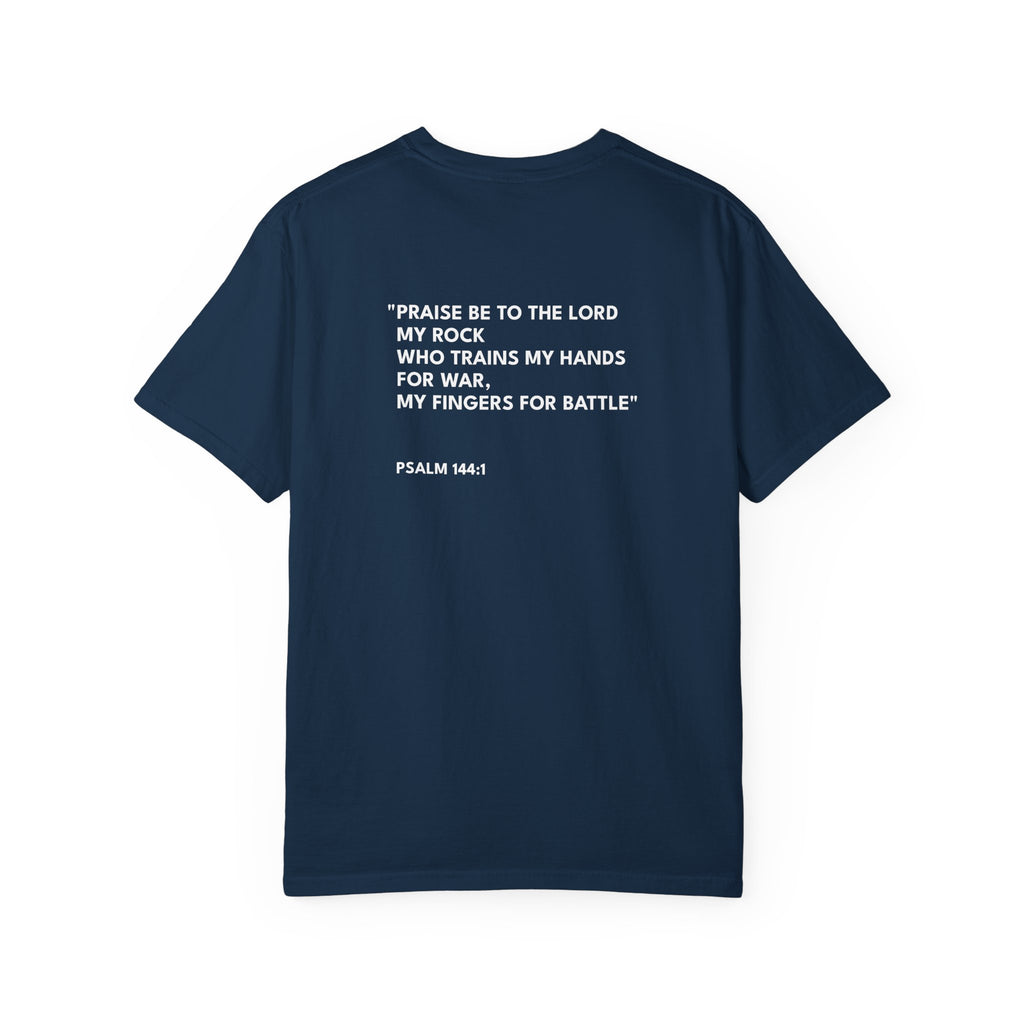 Psalm 144:1 Unisex Logo Casual T-Shirt