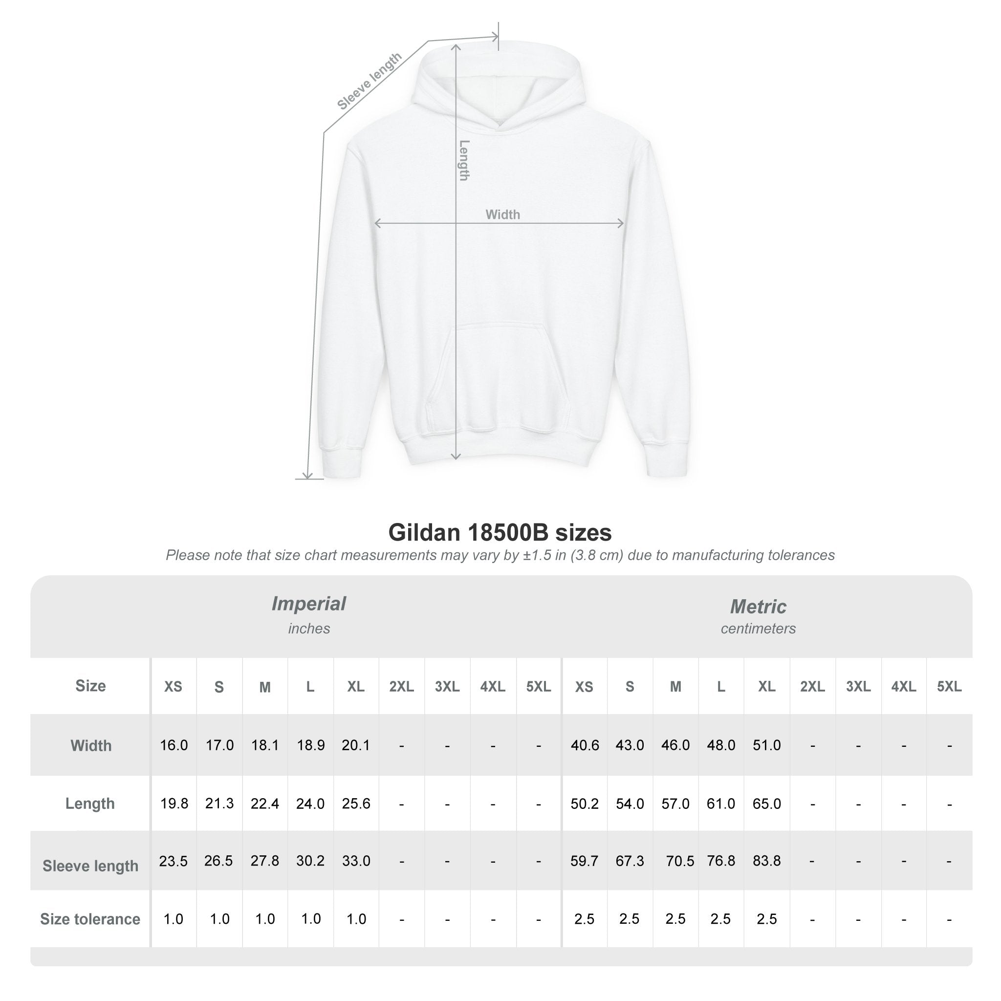 Youth Hoodie – BLESSED
