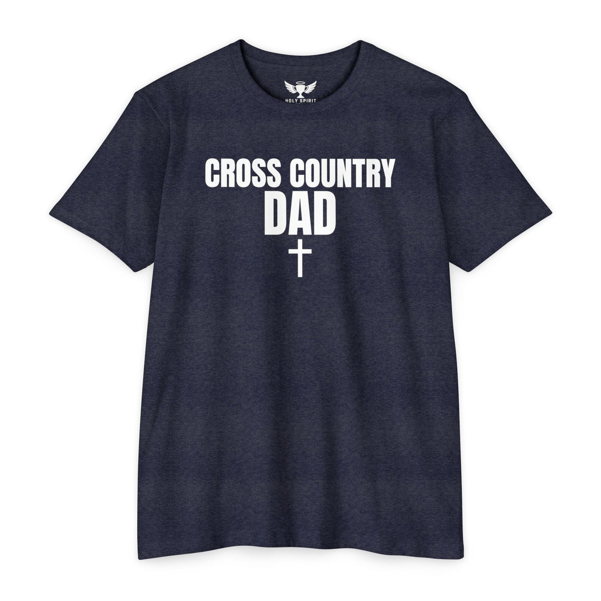 Cross Country Dad T-Shirt — Custom Name & Number Sports Tee